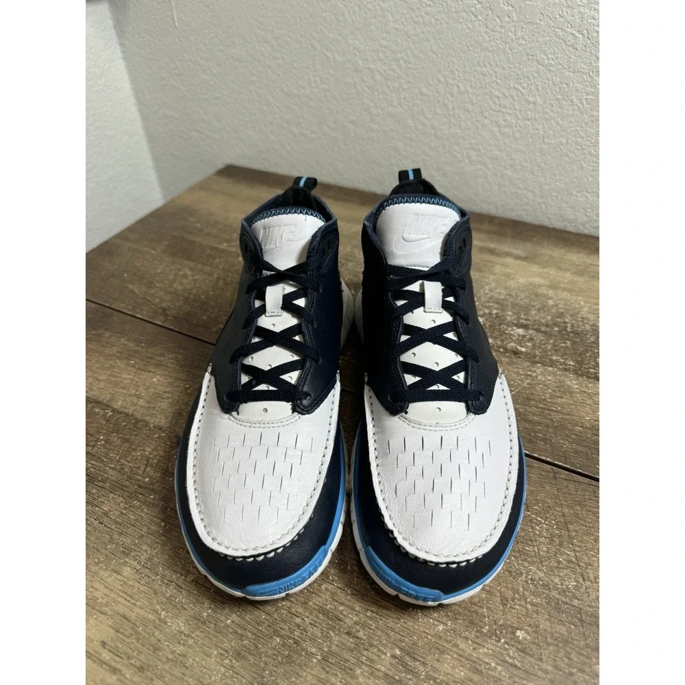 NIKE FREE HYBRID BOOT‎ White Blue Size 9 Rare Shoes Sneakers Sample
